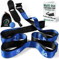 Stretch Strap with Loops Physical Therapy - Full Body Exercise Straps for Stretching with Detachable Foot - Leg & Calf Stretcher for Plantar Fasciitis, Physical Therapy, Pain Relief, and Flexibility