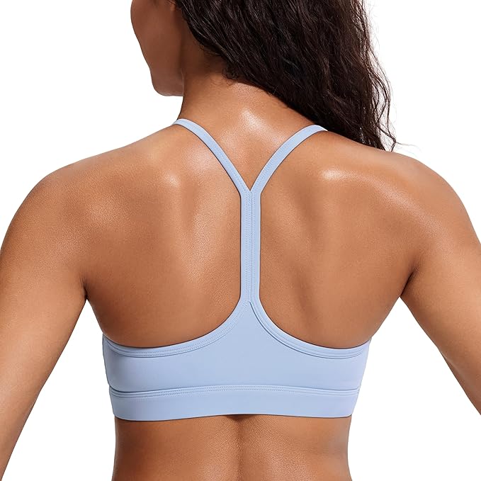 JOYSPELS Comfy Racerback Sports Bras for Women with Removable Pads Luxury Dupe for Workout & Daily Use, A-C Cups