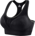 Heathyoga High Impact Sports Bras for Women High Support Padded Sports Bra Pack Racerback Bras for Women Workout Bra Sets