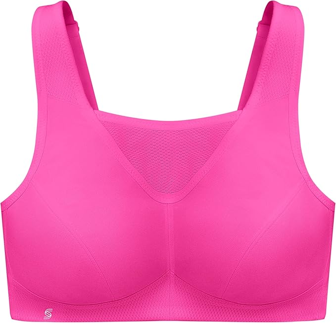 Full Figure Plus Size No-Bounce Camisole Sports Bra Wirefree #1066