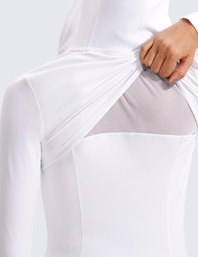 CRZ YOGA Butterluxe Hooded Athletic Jackets for Women - Full Zip Track Casual Tops with Thumb Holes Pockets
