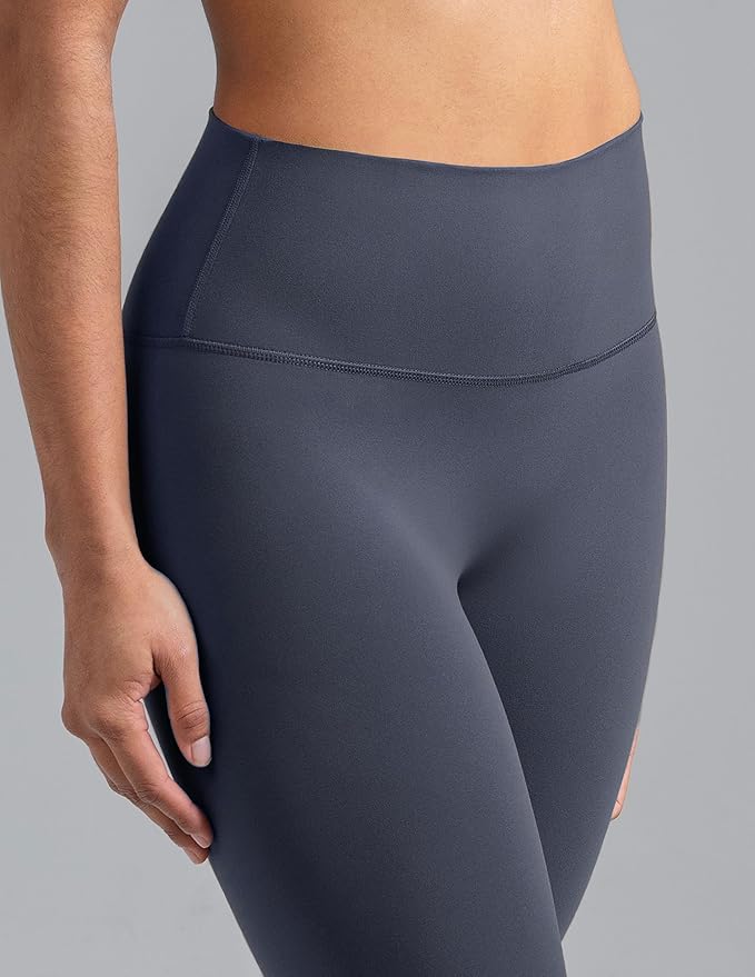 Colorfulkoala Dreamlux No Front Seam Leggings for Women 25"/28" Inseam, High Waisted Buttery Soft Yoga Pants