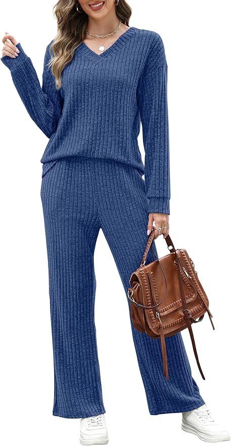RUMIA Lounge Sets for Women 2026 Vacation Matching Track Suits Sweater Fall Outfits (S-2XL)