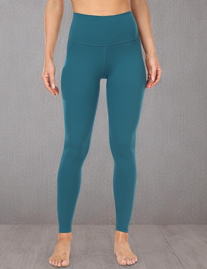 Colorfulkoala Women's High Waisted Tummy Control Workout Leggings 7/8 Length Ultra Soft Yoga Pants 25"