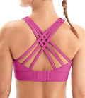 IUGA Sports Bras for Women High Support Large Bust High Impact Womens Sports Bras Strappy Padded Sports Bra