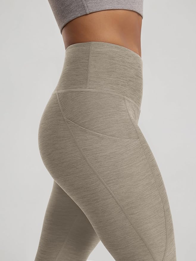 ODODOS Women's High Waisted Yoga Leggings with Pockets, Tummy Control Non See Through Workout Athletic Running Yoga Pants