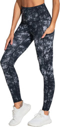 THE GYM PEOPLE Thick High Waist Yoga Pants with Pockets, Tummy Control Workout Running Yoga Leggings for Women