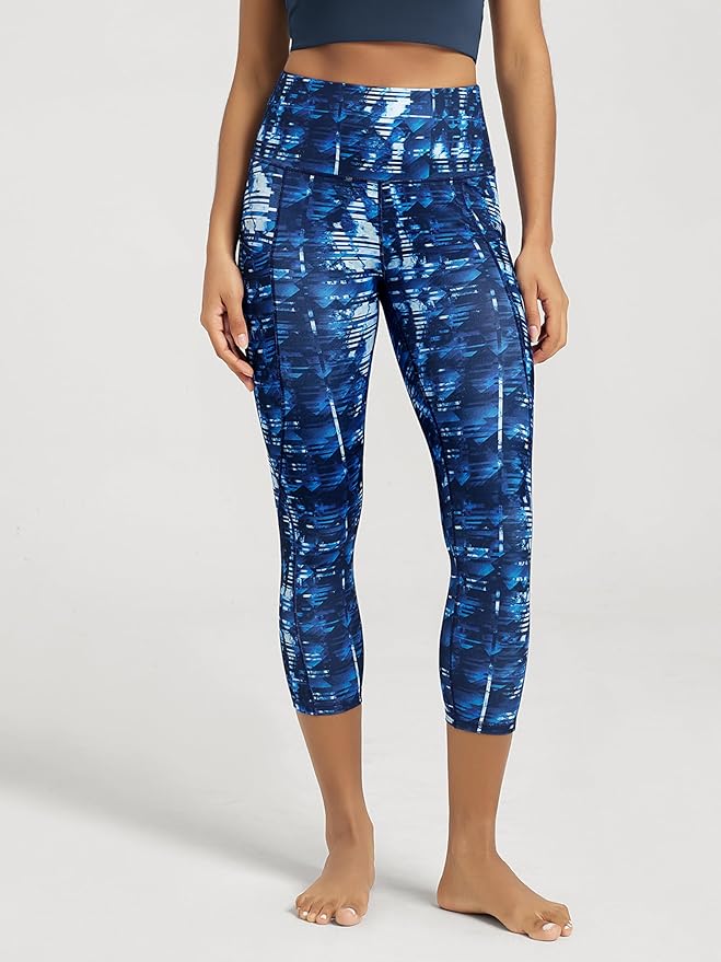 ODODOS Women's High Waisted Yoga Leggings with Pockets, Tummy Control Non See Through Workout Athletic Running Yoga Pants