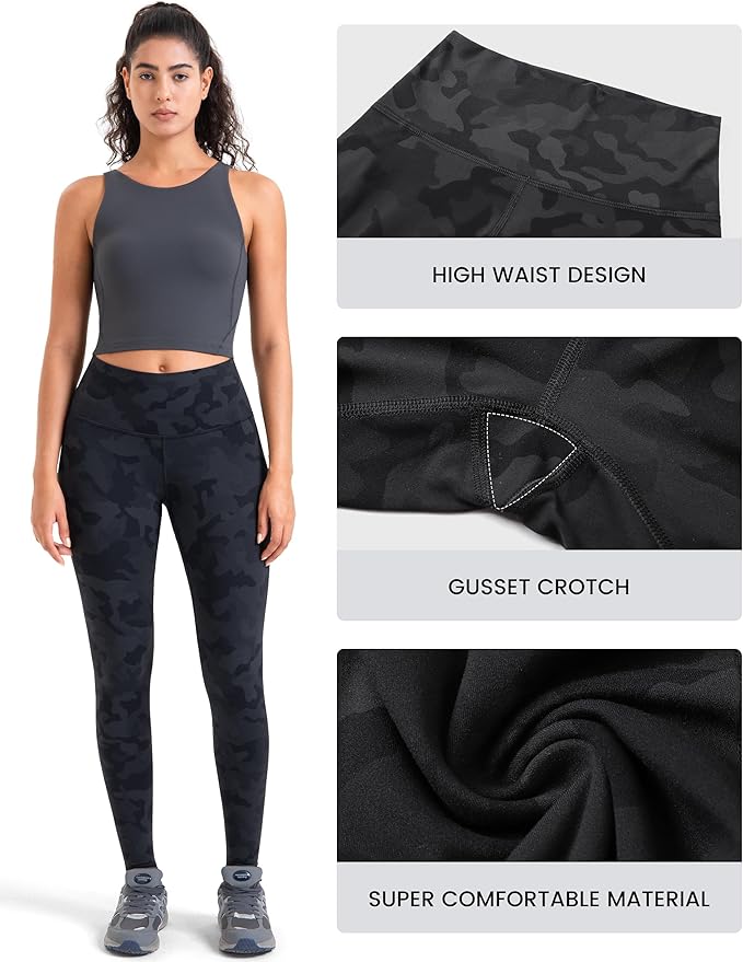 Colorfulkoala Women's Dreamlux High Waisted Workout Leggings 25" / 28" Inseam Yoga Pants