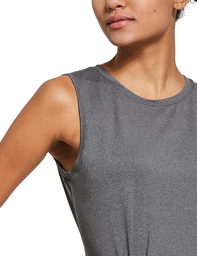 baleaf Workout Tank Tops for Women Sleeveless Running Athletic Loose Fit Yoga Tops Active Shirts Sports Gym Exercise