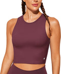 Natural Feelings Nudi Sports Bras for Women Removable Padded Yoga Tank Tops Sleeveless Fitness Workout Crop Tops