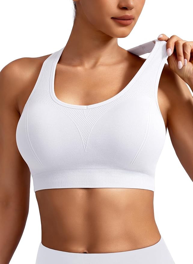 MIRITY Women Racerback Sports Bras - High Impact Workout Gym Activewear Bra