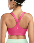 RUNNING GIRL Sports Bras for Women, Molded Cup High Impact Sports Bra Workout Bras for Women High Support Racerback