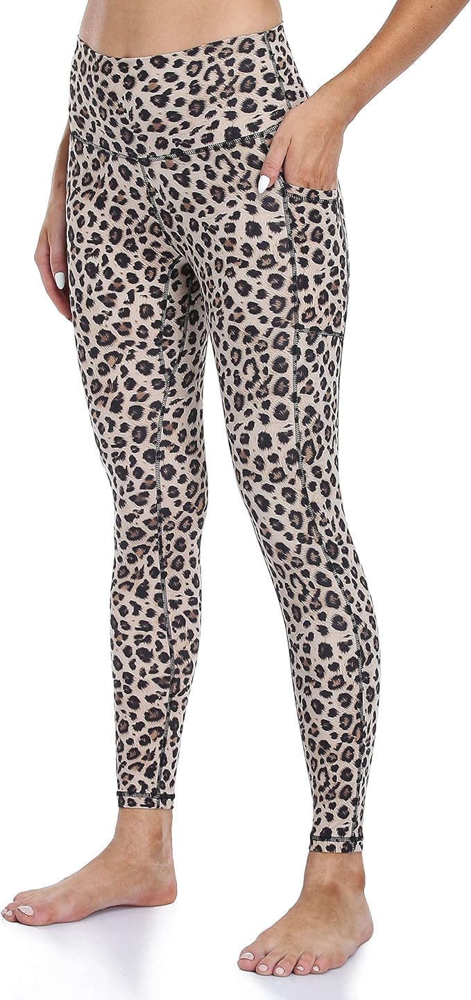 Colorfulkoala Women's High Waisted Yoga Pants 7/8 Length Leggings with Pockets
