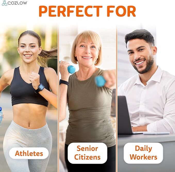 COZLOW Double Lacrosse Silicone Massage Ball - Energizing Orange - Peanut Trigger Point Roller for Mobility, Deep Tissue Therapy, Myofascial Release - Acupressure Tool for Muscle Pain Relief