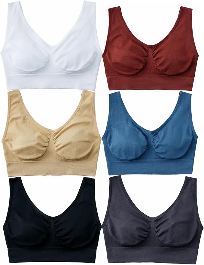Hiking Gril Women's Comfort Wirefree Bralette Unpadded Sleep Yoga Bra
