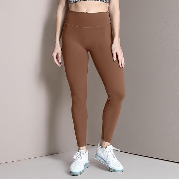 Aoxjox High Waisted Workout Leggings for Women Trinity Yoga Pants 26.5"