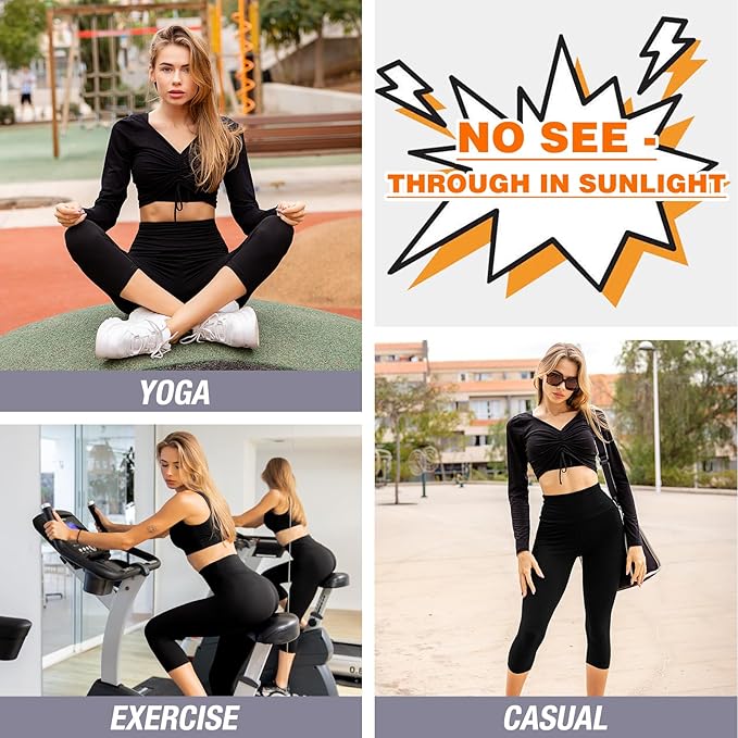 High Waisted Leggings for Women, Buttery Soft Workout Yoga Leggings