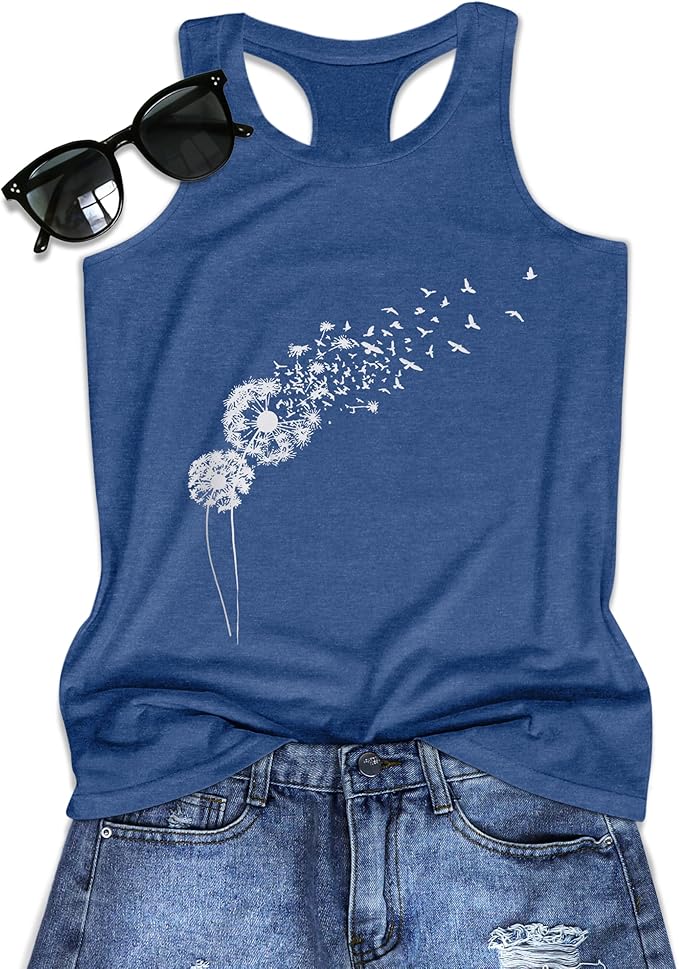 JILUVIN Tank Tops for Women Racerback Summer Sleeveless Casual Graphic Basic Top Shirts 2026
