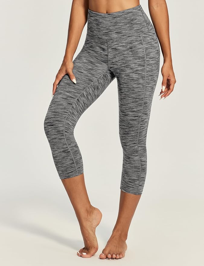 IUGA High Waisted Yoga Pants for Women with Pockets Capri Leggings for Women Workout Leggings for Women Yoga Capris