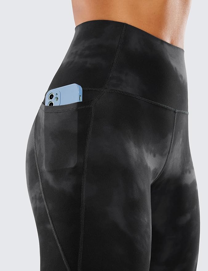 CRZ YOGA Butterluxe Workout Leggings Pockets 28'' - High Waisted Gym Womens Yoga Pants Running Buttery Soft