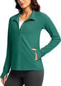 G Gradual Women's Lightweight Athletic Jacket Sun Protection UPF 50+ Zip Up 4 Pockets Long Sleeve Shirts Workout Running