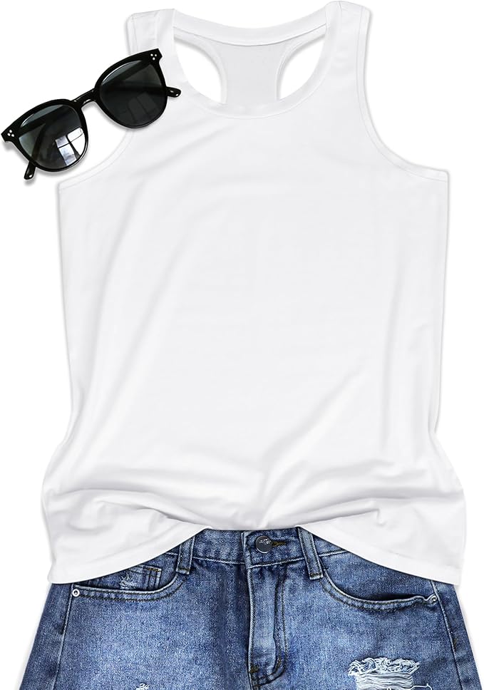 JILUVIN Tank Tops for Women Racerback Summer Sleeveless Casual Graphic Basic Top Shirts 2026