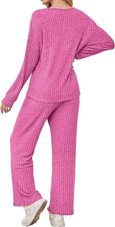 RUMIA Lounge Sets for Women 2026 Vacation Matching Track Suits Sweater Fall Outfits (S-2XL)