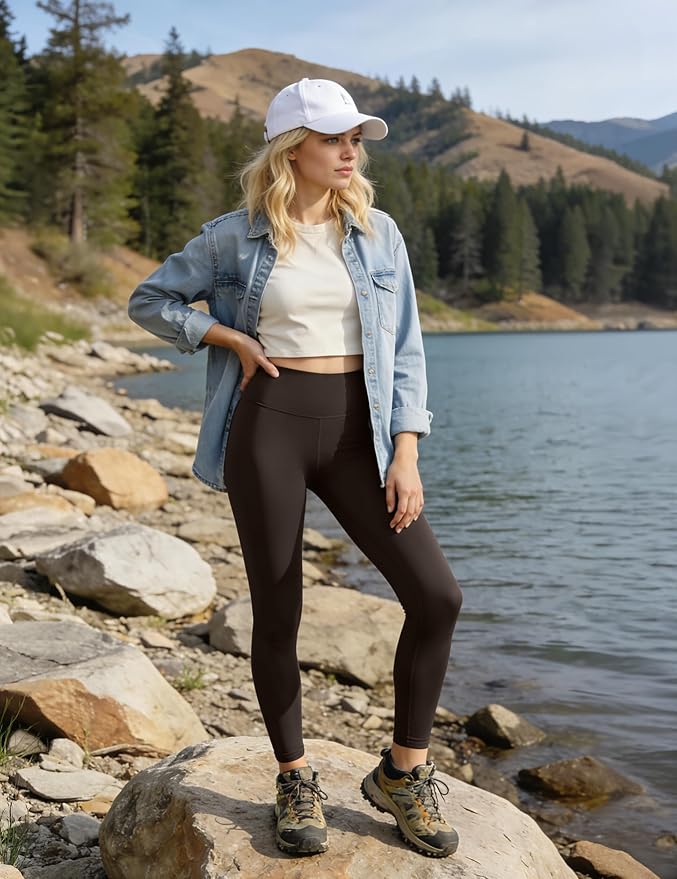 CHARMKING High Waisted Leggings for Women Soft Tummy Control Pants Non See Through Workout Yoga Pants for Running Plus Size
