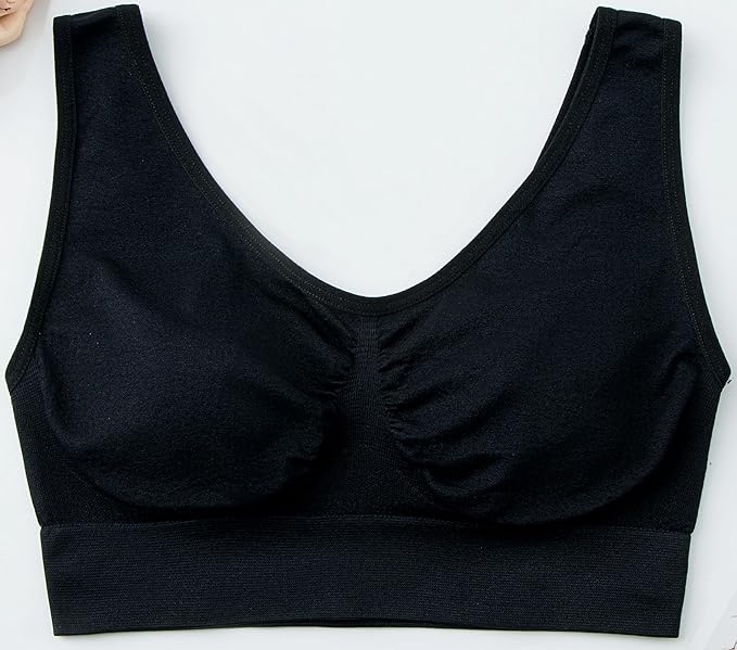 Hiking Gril Women's Comfort Wirefree Bralette Unpadded Sleep Yoga Bra