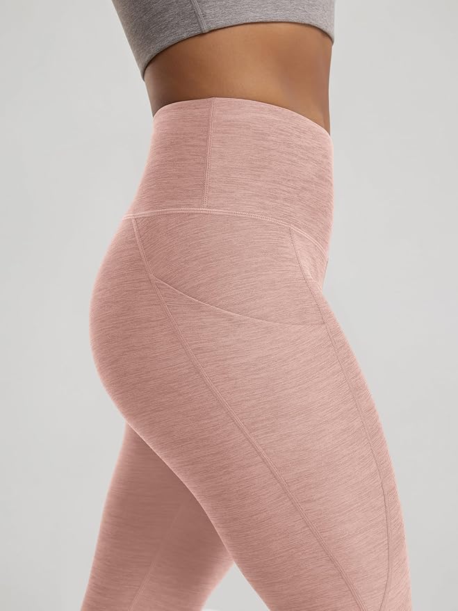 ODODOS Women's High Waisted Yoga Leggings with Pockets, Tummy Control Non See Through Workout Athletic Running Yoga Pants