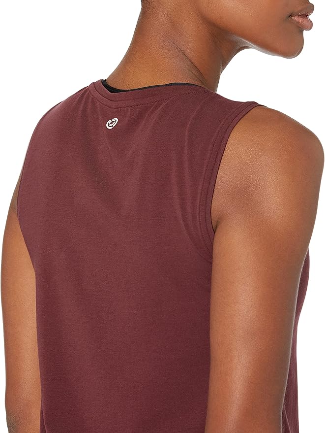 Amazon Essentials Women's Soft Cotton Relaxed-Fit Workout Tank Top (Available in Plus Size)