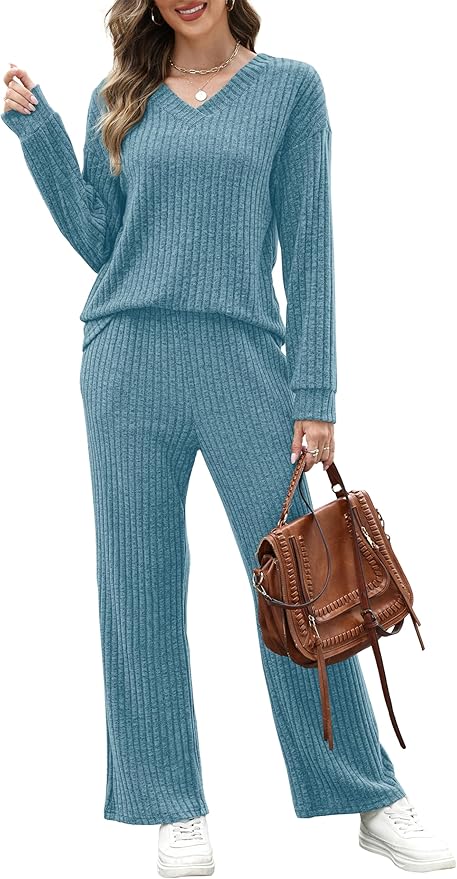RUMIA Lounge Sets for Women 2026 Vacation Matching Track Suits Sweater Fall Outfits (S-2XL)
