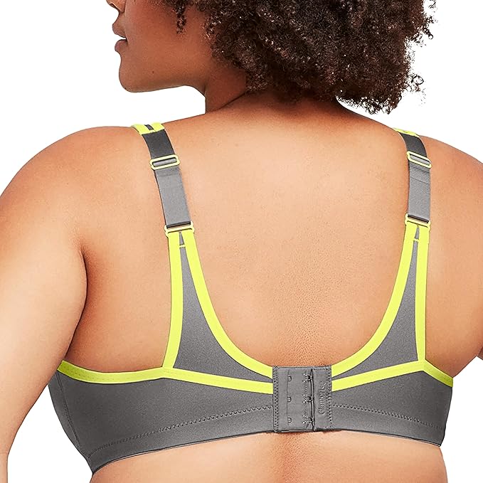 Full Figure Plus Size No-Bounce Camisole Sports Bra Wirefree #1066