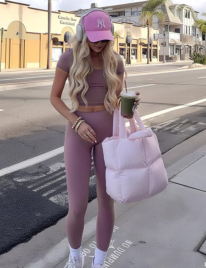 Laite Hebe Leggings for Women - High Waisted Full Length Buttery Soft Yoga Pants for Workout Athletic Daily