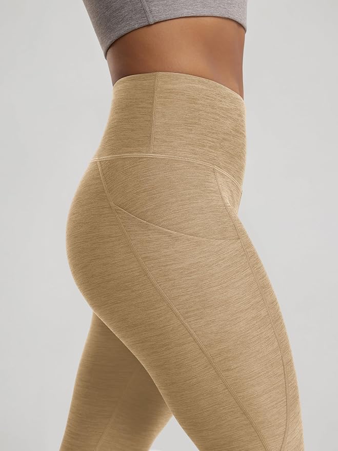 ODODOS Women's High Waisted Yoga Leggings with Pockets, Tummy Control Non See Through Workout Athletic Running Yoga Pants