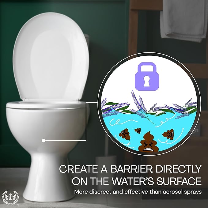 Muse Apothecary Flush Ritual - Aromatic & Refreshing Toilet Spray, Use Before You Go, 8 oz, Infused with Natural Essential Oils - Bergamot + French Lavender + Sandalwood, 2 Pack