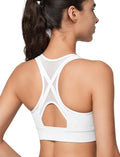 Yvette High Impact Zip Front Sports Bra Mesh Racerback Workout High Support Sports Bras for Women Large Breasts