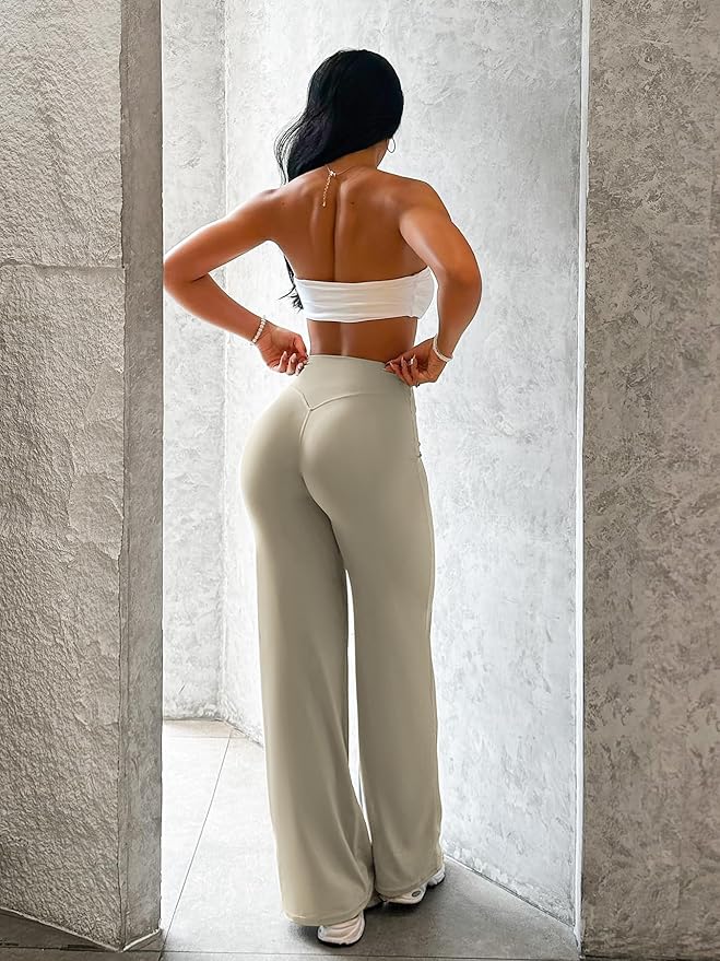 YEOREO Workout Leggings Womens No Front Seam Straight Leggings 29"/ 31.5"/ 33"/ 35" High Waist Buttery Eddiy Gym Yoga Pants