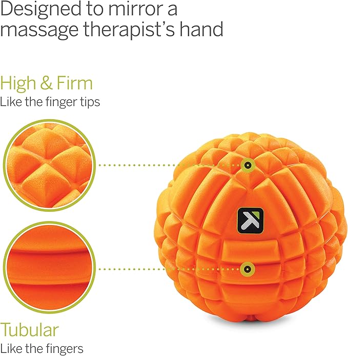 Trigger Point Performance TriggerPoint GRID Ball Foam Massage Ball (5-Inch) , Orange