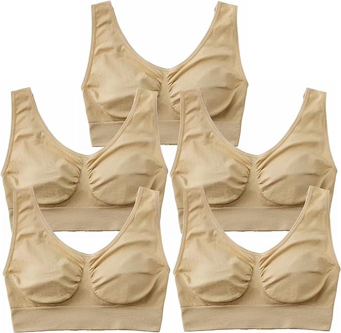 Hiking Gril Women's Comfort Wirefree Bralette Unpadded Sleep Yoga Bra