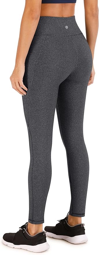 Heathyoga Leggings with Pockets for Women Tummy Control High Waisted Yoga Pants Women Compression Workout Leggings