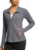 G Gradual Women's Lightweight Athletic Jacket Sun Protection UPF 50+ Zip Up 4 Pockets Long Sleeve Shirts Workout Running