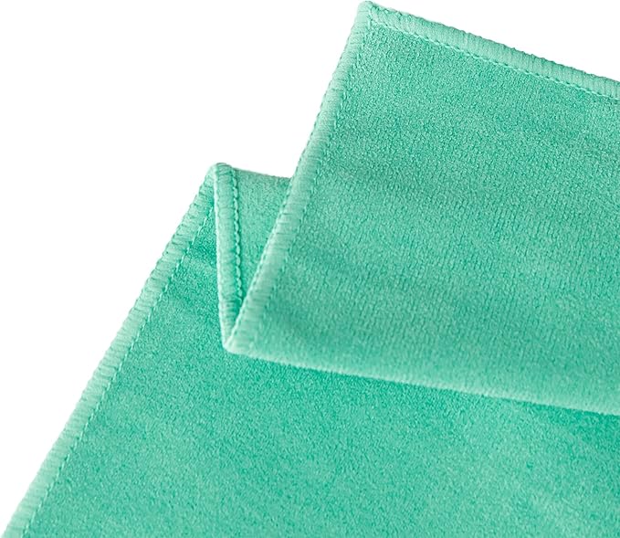 Shandali GoSweat Non-Slip Hot Yoga Towel with Super-Absorbent Soft Suede Microfiber in Many Colors, for Bikram Pilates and Yoga Mats.