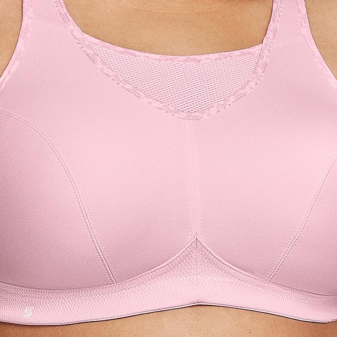 Full Figure Plus Size No-Bounce Camisole Sports Bra Wirefree #1066
