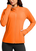 G Gradual Women's Lightweight Athletic Jacket Sun Protection UPF 50+ Zip Up 4 Pockets Long Sleeve Shirts Workout Running
