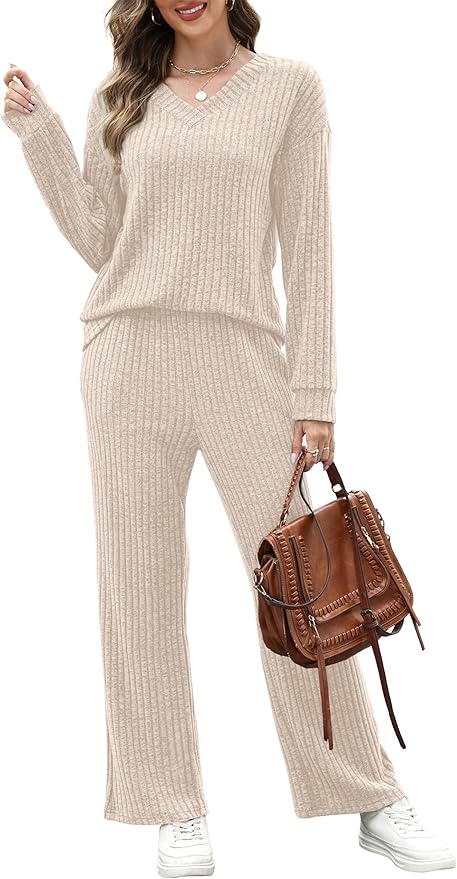 RUMIA Lounge Sets for Women 2026 Vacation Matching Track Suits Sweater Fall Outfits (S-2XL)