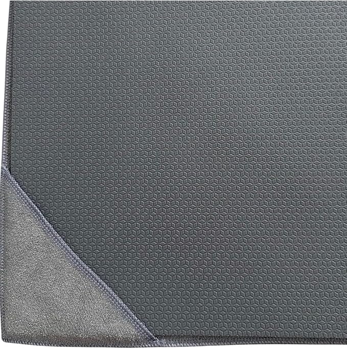 Yoga Towel, Non Slip Hot Yoga Mat Towel with Corner Pockets, 100% Microfiber, Mat-Sized 24" x 72", Sweat Absorbent, Perfect for Hot Yoga, Bikram, Pilates and Yoga Mats (Light Pink)