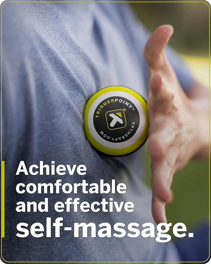 TRIGGERPOINT Foam Massage Ball - Deep Tissue Relief for Muscle and Joint Pain - Mimics Therapist's Hands - Targets Small Muscle Tightness - Lightweight & Easy to Clean
