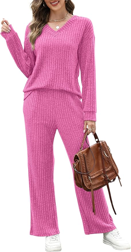 RUMIA Lounge Sets for Women 2026 Vacation Matching Track Suits Sweater Fall Outfits (S-2XL)